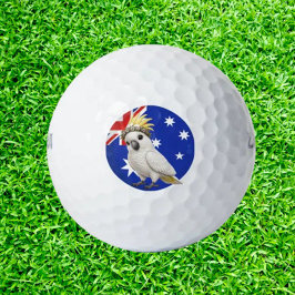 Pelotas De Golf Cacatúa más linda australiana