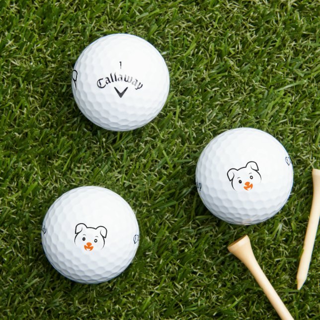 Pelotas De Golf Cachorro (Césped in situ)