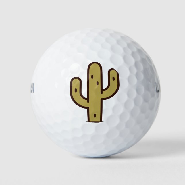 Pelotas De Golf cactus (Anverso)