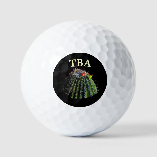 Pelotas De Golf Cactus Golf Balls (Anverso)