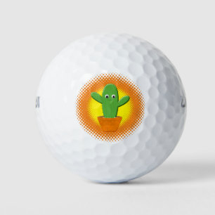 Pelotas De Golf Cactus Personalizado Cute