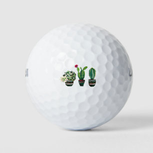 Pelotas De Golf cactus, suculento, acuarela, fiesta, mexicano,