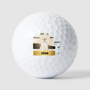 Pelotas De Golf "Cada Caída Es el Comienzo de una Subida – Salto d