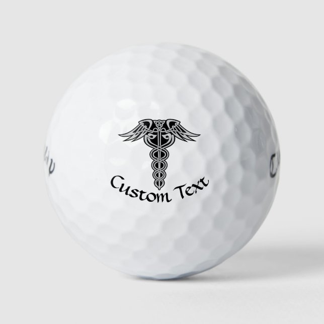 Pelotas De Golf Caduceo de Nudo Celta (Anverso)