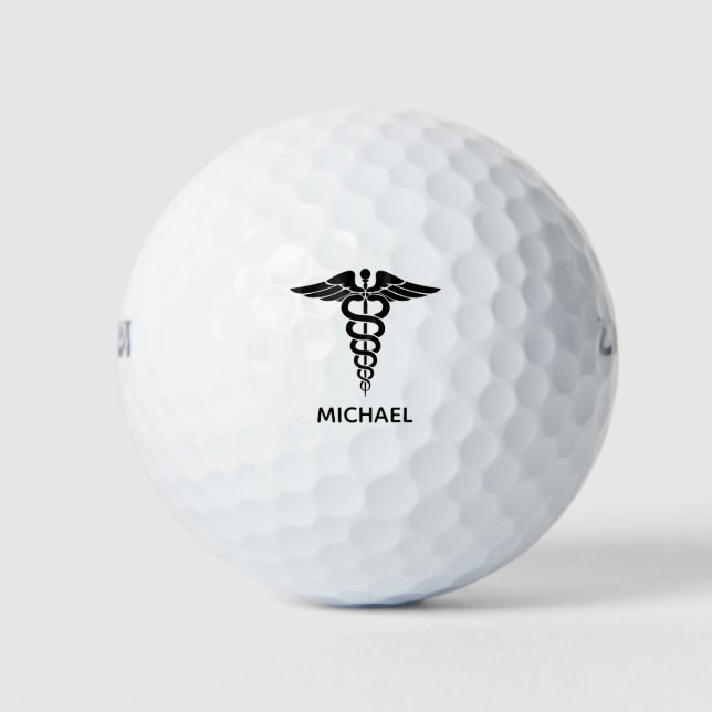 Pelotas De Golf Caducto médico personalizado (Anverso)