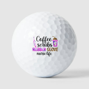 Pelotas De Golf Café, crubos, guantes de goma - Cita de la Enferme
