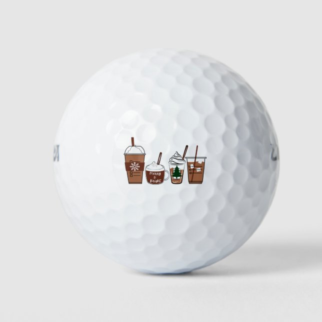 Pelotas De Golf Café de navidades (Anverso)