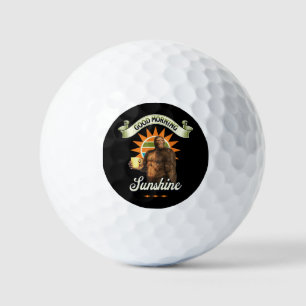 Pelotas De Golf Café divertido de Bigfoot Humor matutino