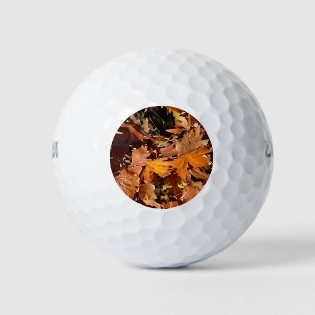 Pelotas De Golf Caída Artística Sale Del Sol Otoño (Anverso)