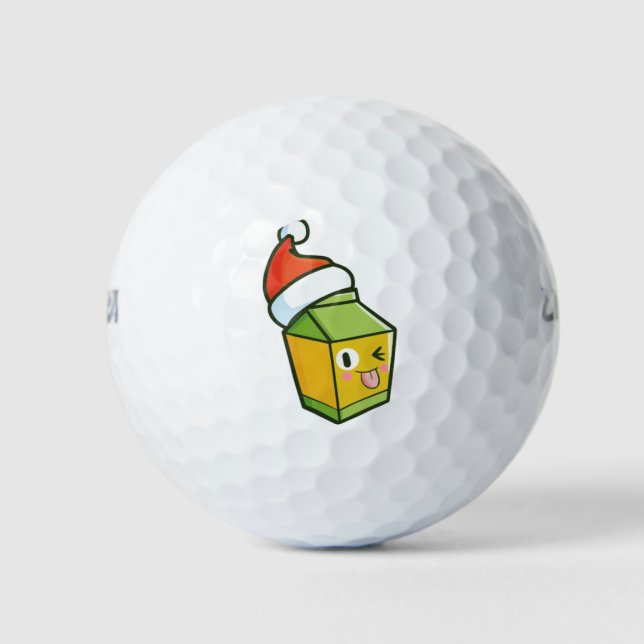Pelotas De Golf Caja de leche para navidades (Anverso)