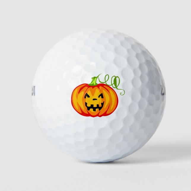 Pelotas De Golf Calabaza (Anverso)