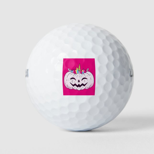 Pelotas De Golf Calabaza de unicornio (Anverso)