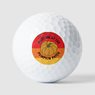 Pelotas De Golf Calabaza divertida caída