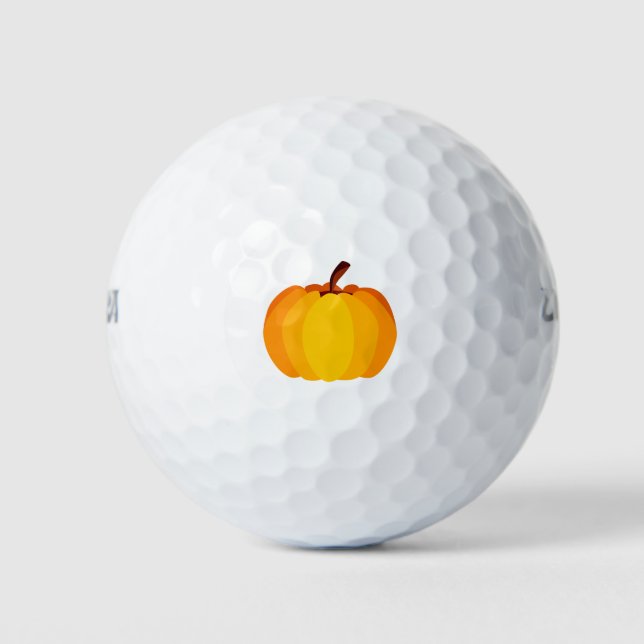 Pelotas De Golf Calabaza naranja (Anverso)