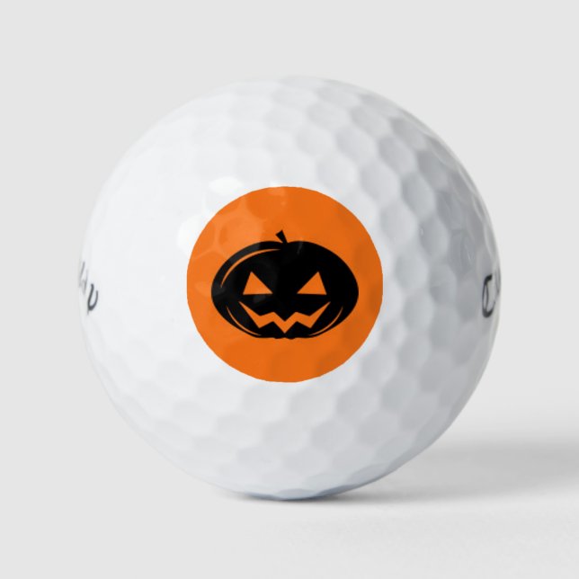 Pelotas De Golf Calabaza negra (Anverso)