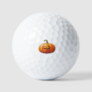Pelotas De Golf Calabaza sonriente suave - Carácter de caída diver