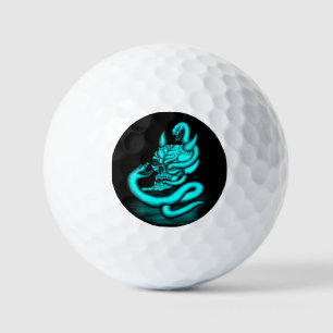 Pelotas De Golf Calavera - Cabeza malvada con serpiente