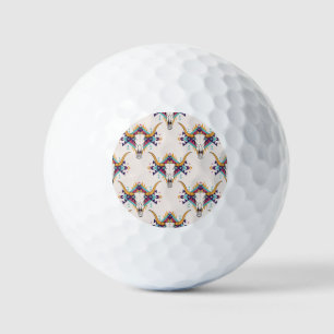 Pelotas De Golf Calavera de toros tribales: Boho Seamless