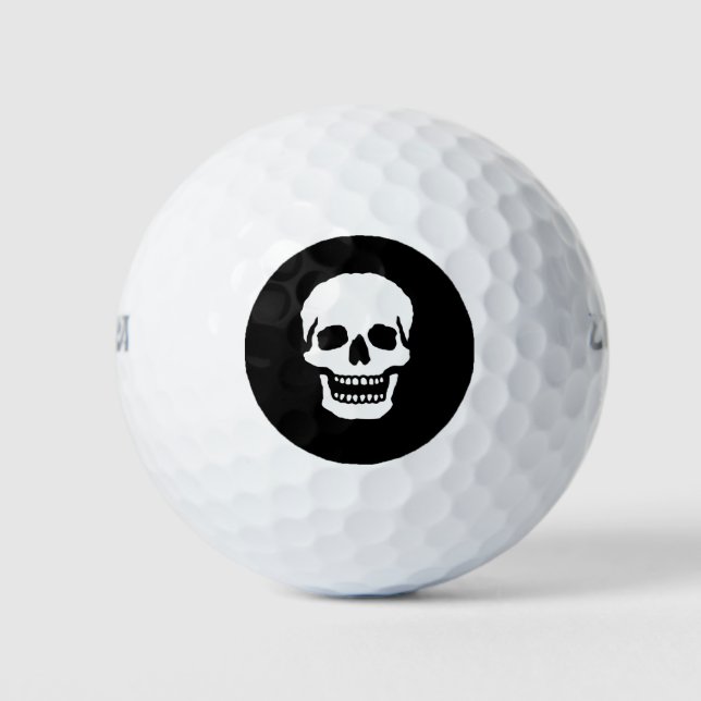 Pelotas De Golf Calavera riendo aterradora (Anverso)