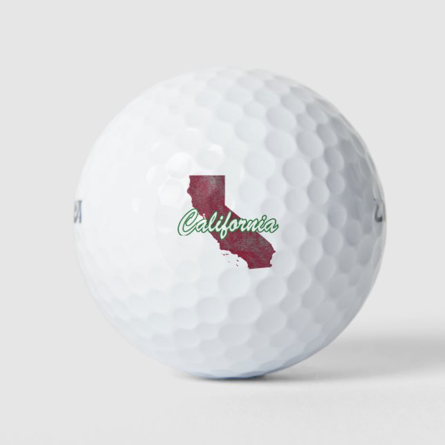 Pelotas De Golf California (Anverso)