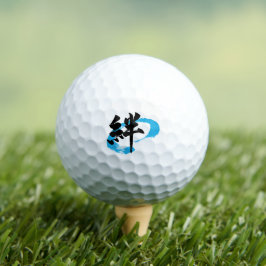 Pelotas De Golf Caligrafía japonesa Kanji Kizuna/Bond