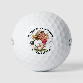 Pelotas de Golf Callaway Hacker de Golf Personaliz