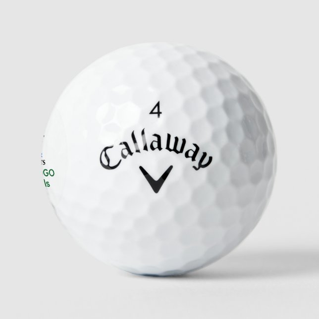 Pelotas de Golf Callaway Supersoft Personalizadas  (Logo)