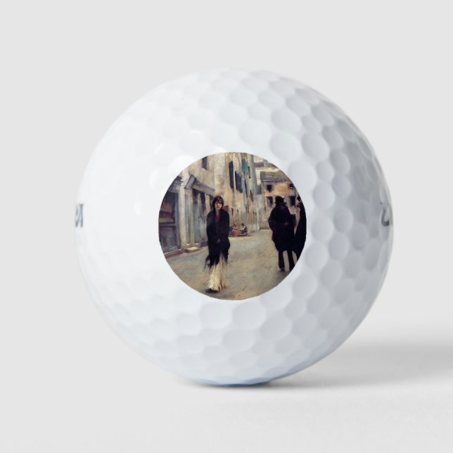 Pelotas De Golf Calle de Venecia (Mujer Elegante) (Sargento cantan (Anverso)
