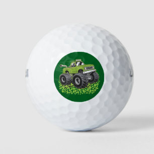 Pelotas De Golf Camión Monstruo Afortunado de San Patricio para Ni