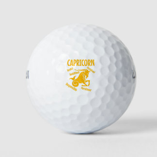 Pelotas De Golf Camisa de cumpleaños de Capricorn, camiseta de Cap