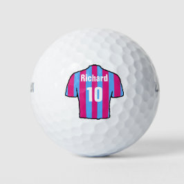 Pelotas De Golf Camisa de fútbol con nombre y número