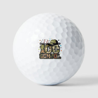 Pelotas De Golf Camiseta de niño camuflaje béisbol 100 días de esc