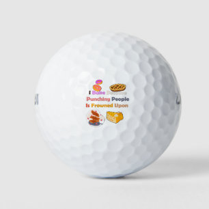 Pelotas De Golf Camiseta divertida: horneo porque golpeo a la gent