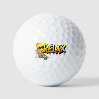 Pelotas De Golf Camiseta gráfica de estilo urbano con grafiti de B