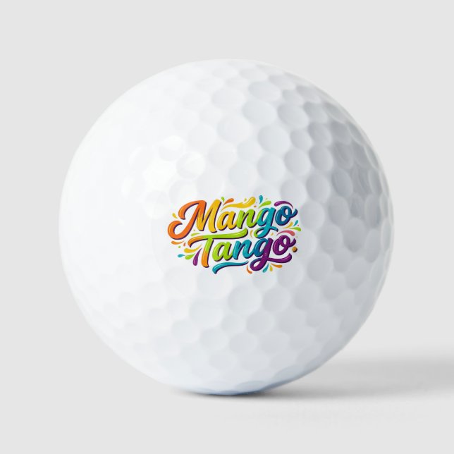 Pelotas De Golf Camiseta Mango Tango Tropical Vibes (Anverso)