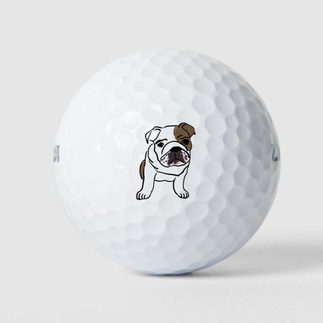 Pelotas De Golf Camisetas de regalo de Bulldog inglés sin toro ing (Anverso)