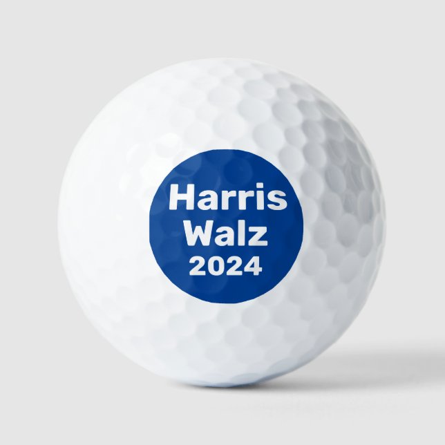 Pelotas De Golf Campaña Presidencial Harris/Walz 2024 (Anverso)