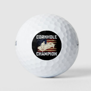 Pelotas De Golf Campeón de Cornhole Bandera Americana USA 4 de Jul