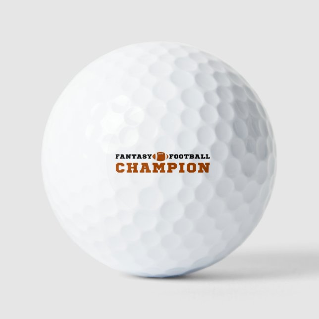 Pelotas De Golf Campeón de Fantasía de 2024 (Anverso)