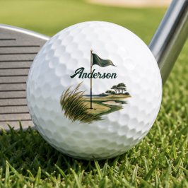 Pelotas De Golf Campo de Golf Clásico Nombre del Club de Golf