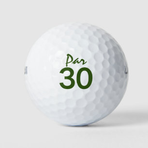 Pelotas De Golf Campo de golf número 30 par para golfista de 30 añ
