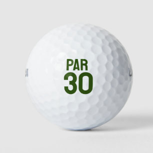 Pelotas De Golf Campo de golf número 30 par para golfista de 30 añ
