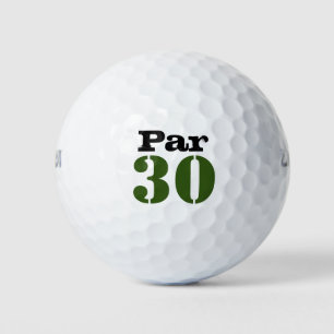 Pelotas De Golf Campo de golf número 30 par para golfista de 30 añ