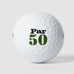 Pelotas De Golf Campo de golf número 50 par para golfista de 50 añ