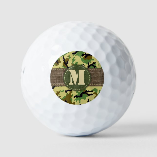 Pelotas De Golf Camuflaje de Woodland (Anverso)