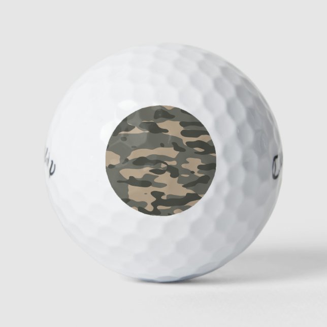 Pelotas De Golf Camuflaje gris (Anverso)