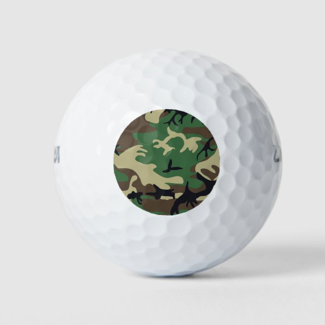 Pelotas De Golf Camuflaje militar (Anverso)