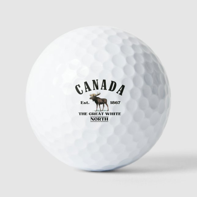 Pelotas De Golf Canadá (Anverso)