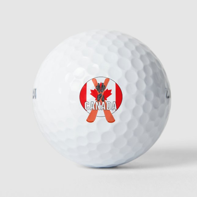 Pelotas De Golf Canadá (Anverso)