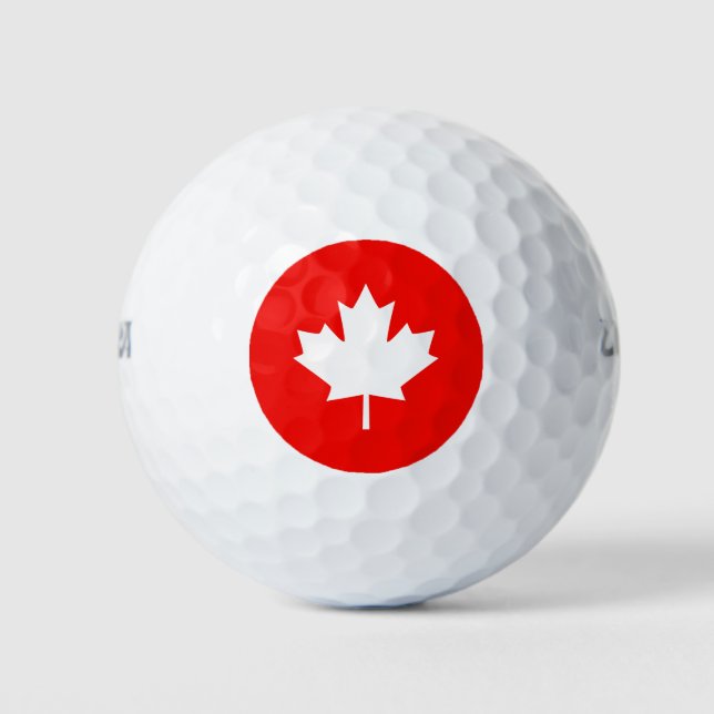 Pelotas De Golf Canadá: 1867 Aniversario 150 Años (Anverso)